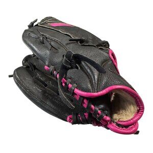 Mizuno Finch Series Youth‎ Girls Black Pink Softball Glove 10 Inch LHT